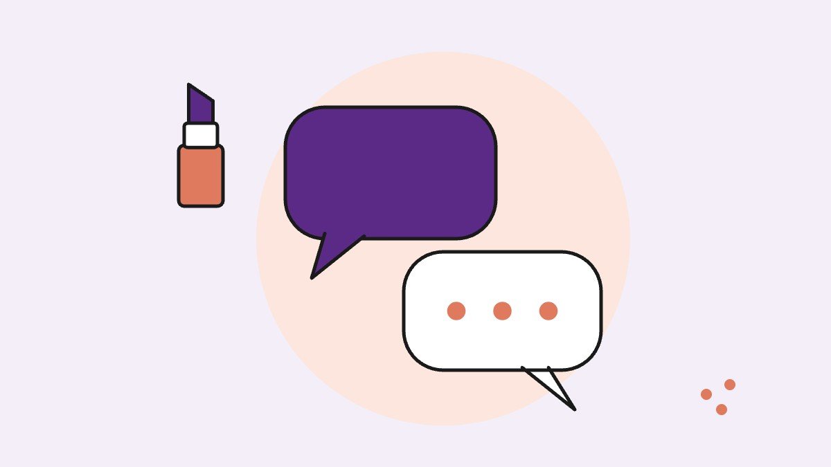 Illustration for: When and How to Tell Your Partner About Your Hirsutism